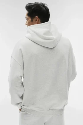 Double Take Hoodie – White Heather