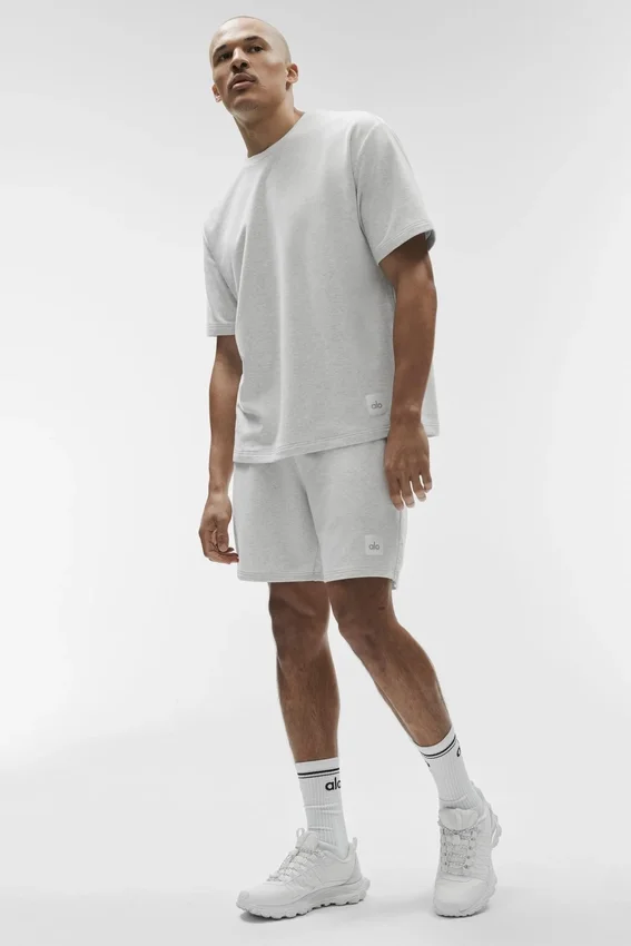 Double Take Short Sleeve - White Heather