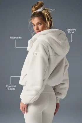 Faux Fur Foxy Jacket – Ivory