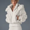Faux Fur Foxy Jacket - Ivory