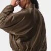 Faux Leather Premier Bomber - Espresso