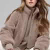 Foxy Sherpa Jacket - Chai Latte