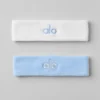 Glow Sweatband (2-Pack) - Seashell Blue/White