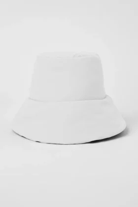 Good Shade Puffer Bucket Hat – White