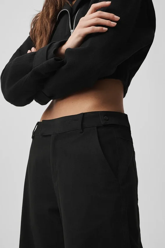 High Road Straight Leg Pant - Black