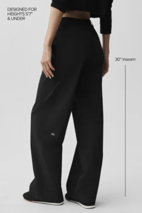 High-Waist Pursuit Trouser (Regular) – Black