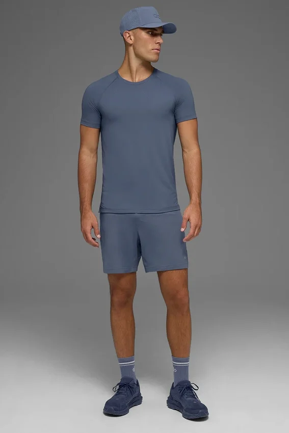 Idol Crewneck Short Sleeve - Bluestone