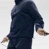 Light Weight Takeaway Track Pullover - Navy