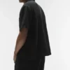 Linen Days Short Sleeve Button up - Black