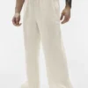 Linen Days Straight Leg Pant - Bone