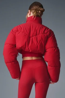 Main Act Corset Puffer – Bold Red