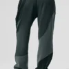Make Waves Sweatpant - Charcoal Green Tonal