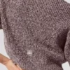 Marl Sweater Short Sleeve - Mushroom Marl