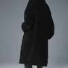 Oversized Sherpa Trench - Black