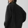 Pinstripe Daylight Button Down Long Sleeve - Black/Titanium
