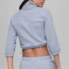 Polar Fleece Retreat Cropped Jacket - Winter Frost