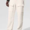Polar Fleece Ridge Cargo Pants - Ivory