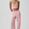 Ribbed Delicate Lounge Tank - Vintage Pink