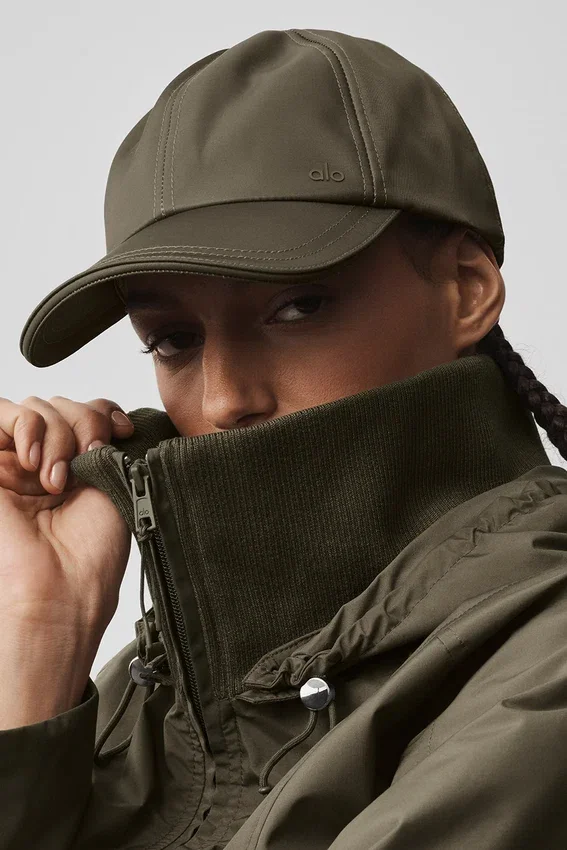 Satin Off-Duty Cap - Olive Tree