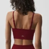 Seamless Modal Ribbed Delight Bralette - Summer Romance Red