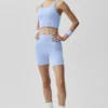 Seamless Ribbed Favorite Bra Tank - Light Provence Blue