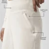 Serenity Wide Leg Sweatpant - Ivory