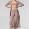 Sheer Cashmere Long Cardigan - Taupe