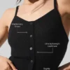 Sheer Cashmere Tank - Black