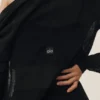Silk Cashmere Heatwave Long Cardigan - Black