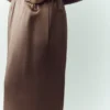 Silk Luminous Pant (Long) - Alpine Cocoa