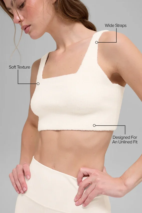 Snuggle up Sweater Bra - Ivory