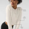 Snuggle up Sweater Cropped Cardigan - Ivory