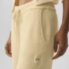 Snuggle up Sweater High-Waist Wide Leg Pant - Candlelight Yellow