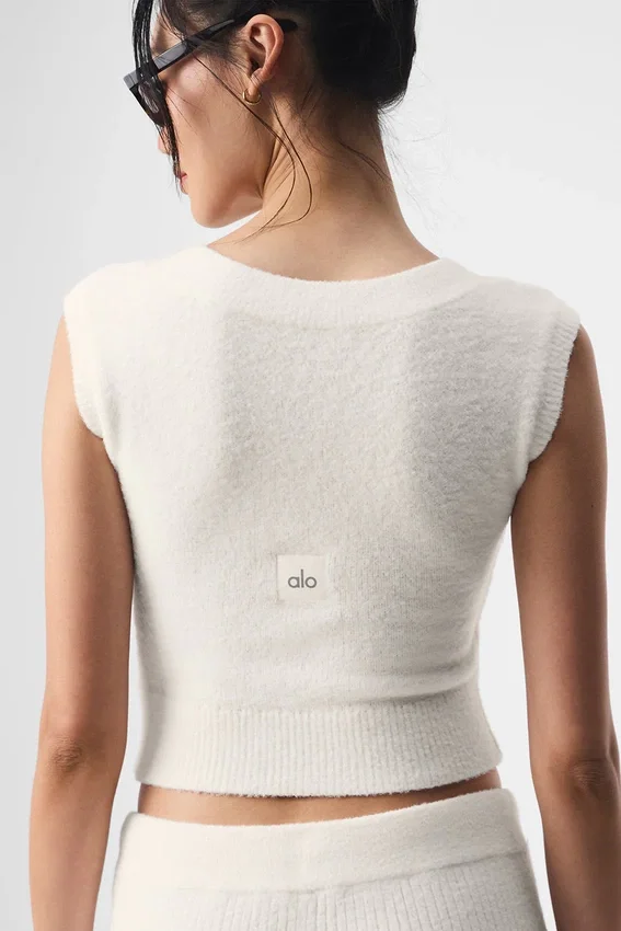 Snuggle up Sweater Short Sleeve - Ivory