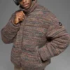 Stage Sweater Puffer - Brown Multi