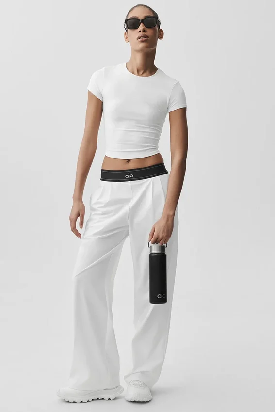 Suit up Trouser (Regular) - White/Black