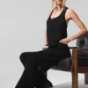 Supernatural Sweater Henley Tank - Black
