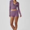 Sway Full Zip Hoodie - Plum Kiss
