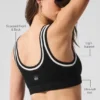 Tennis Club Sweater Knit Bra - Black/Ivory