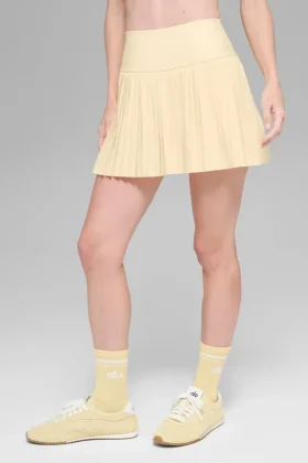 Unisex Half-Crew Throwback Sock – Candlelight Yellow/White