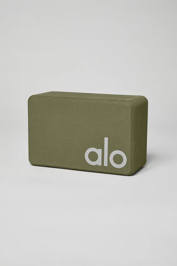Uplifting Yoga Block - Jungle/Silver