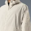 Vantage Nylon Ripstop Track Jacket - Bone
