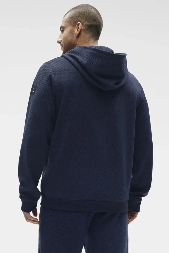 Waffle Lounge Hoodie - Navy