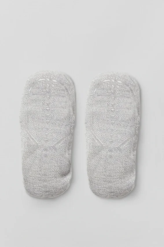 Women's Pivot Barre Sock - Athletic Heather Grey