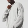 Wool Cashmere New Class Full Zip Hoodie - Pearl Grey Heather