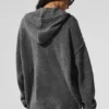Wool Cashmere New Class Full Zip Hoodie - Platinum Grey